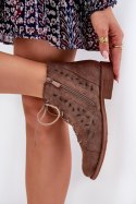 Botki Model S.Barski HY51-185 Brown 