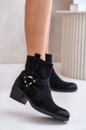 Botki Model Zazoo 60477 Black 