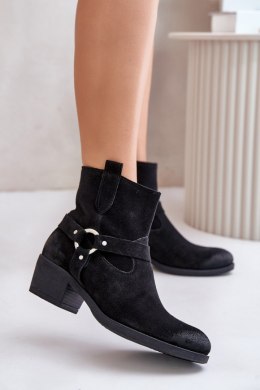 Botki Model Zazoo 60477 Black 