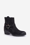 Botki Model Zazoo 60477 Black 