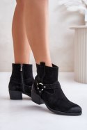 Botki Model Zazoo 60477 Black 