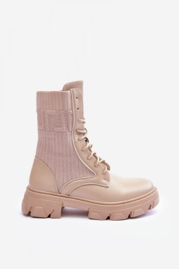 Botki Workery Model Marlissa A9513 Beige 