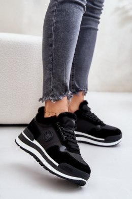 Sneakersy damskie skórzane Model Big Star OO274A216 Black
