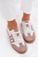 Sneakersy damskie skórzane Model Vinceza 79557 White/Beige