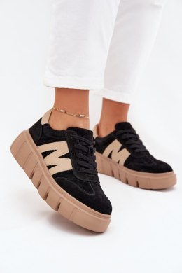 Sneakersy damskie skórzane Model Vinceza 79561 Black