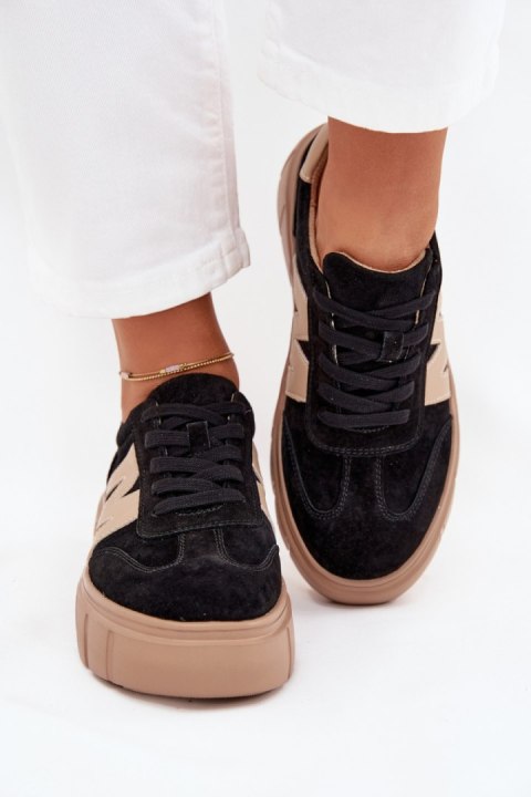 Sneakersy damskie skórzane Model Vinceza 79561 Black Sneakersy damskie skórzane Model Vinceza 79561 Black