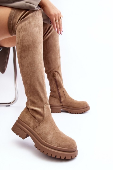 Kozaki Model Silune 23KZ35-6494 Beige Kozaki Model Silune 23KZ35-6494 Beige