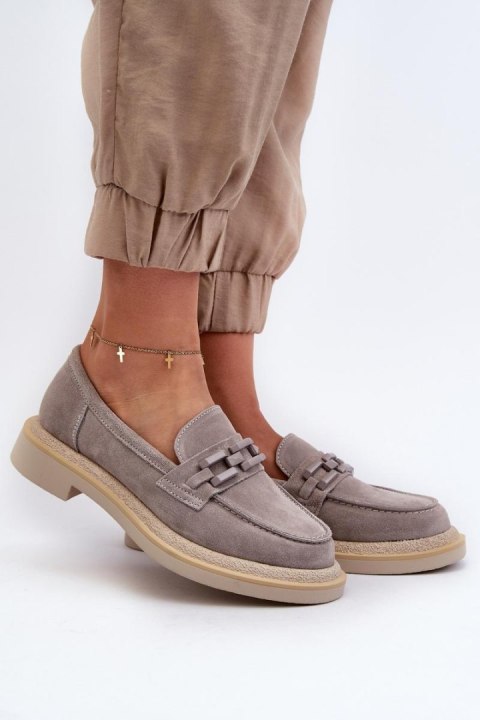 Mokasyny Model DA TW101 Grey 