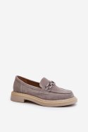 Mokasyny Model DA TW101 Grey 