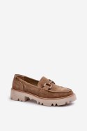 Mokasyny Model DA TW117 Brown 