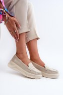Mokasyny Model Filidia 24PB18-6889 Beige 