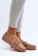 Mokasyny Model Glimris 24PB02-7673 Dark Beige 