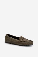 Mokasyny Model Glimris 24PB02-7673 Dark Green 