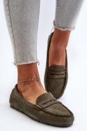 Mokasyny Model Glimris 24PB02-7673 Dark Green 