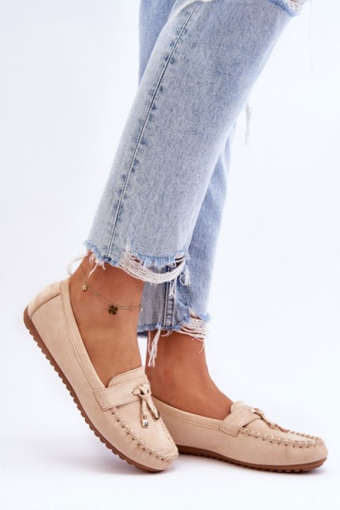 Mokasyny Model Good Time ZA28P Beige 