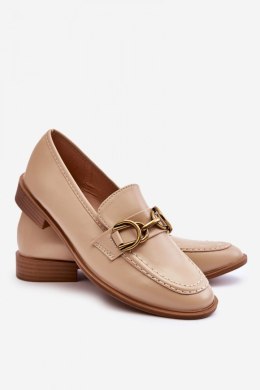 Mokasyny Model Lorien 2623-3 Beige 