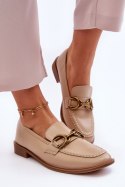 Mokasyny Model Lorien 2623-3 Beige 