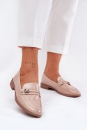 Mokasyny Model Mollan W-25 Beige 