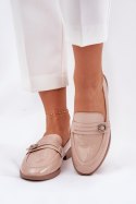 Mokasyny Model Mollan W-25 Beige 