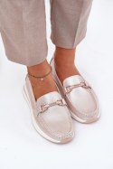 Mokasyny Model S.Barski GR51-598 Perła Pink 