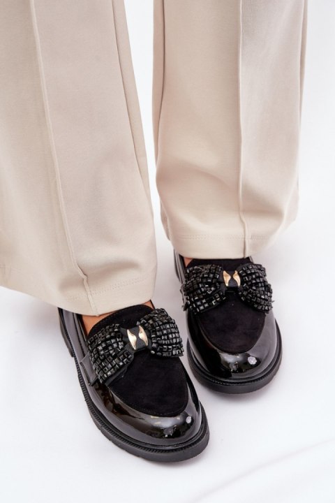 Mokasyny Model S.Barski HY51-319 Black Mokasyny Model S.Barski HY51-319 Black