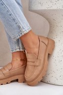 Mokasyny Model Sendall VG278 Beige 
