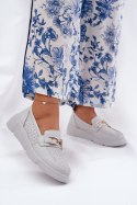 Mokasyny Model Vinceza 88007 Light Grey 
