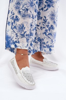 Mokasyny Model Vinceza 88028 White 