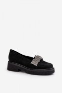 Mokasyny Model Zazoo 3419 Black Zamsz 
