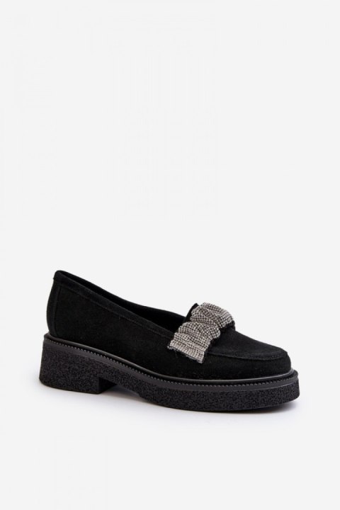 Mokasyny Model Zazoo 3419 Black Zamsz Mokasyny Model Zazoo 3419 Black Zamsz