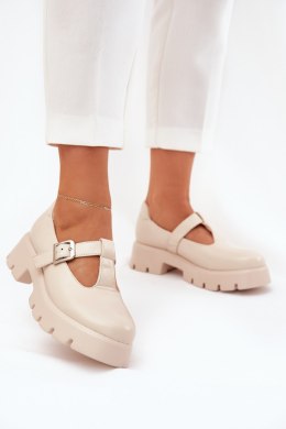 Półbuty Model Venda 1-701 Beige 