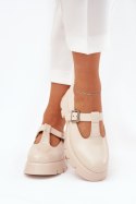 Półbuty Model Venda 1-701 Beige 