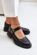 Półbuty Model Vinceza 62179 Black Skóra 