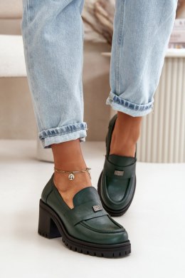Półbuty Model Zazoo 20168 Dark Green 