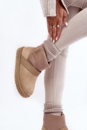 Śniegowce Model Big Star MM274152 Beige 