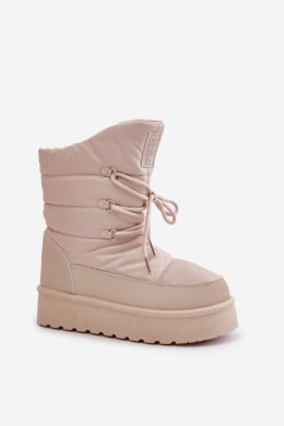 Śniegowce Model Big Star OO274885 Beige 