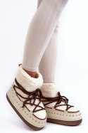 Śniegowce Model Rohes NB617 Beige 