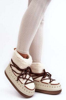 Śniegowce Model Rohes NB617 Beige 