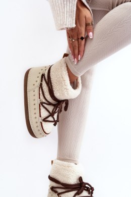 Śniegowce Model Rohes NB617 Beige 