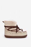 Śniegowce Model Rohes NB617 Beige 