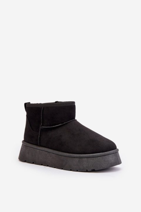 Śniegowce Model Saldren 24BT26-7368 Black Śniegowce Model Saldren 24BT26-7368 Black