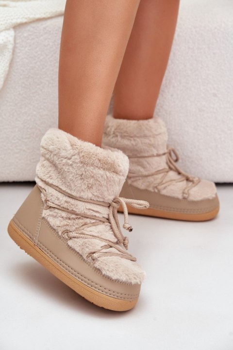 Śniegowce Model Silvara 8139 Beige 