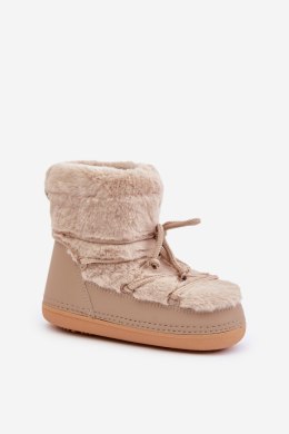 Śniegowce Model Silvara 8139 Beige 