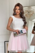 Sukienka damska Model 283-32 Ecru/Pink - Bicotone