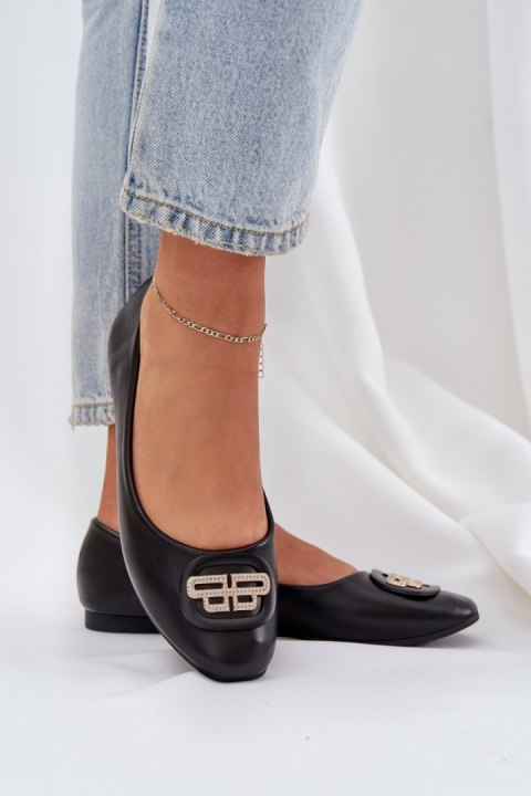 Baleriny Model Ainoria ZA58P Black Baleriny Model Ainoria ZA58P Black