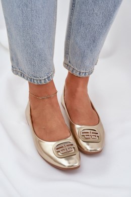 Baleriny Model Ainoria ZA58P Gold 