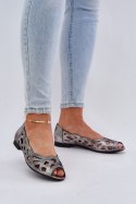 Baleriny Model Calgis ASA136-8 Silver 