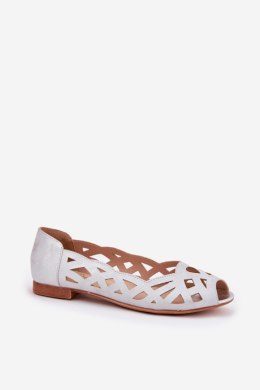 Baleriny Model Calgis ASA136-8 Silver 