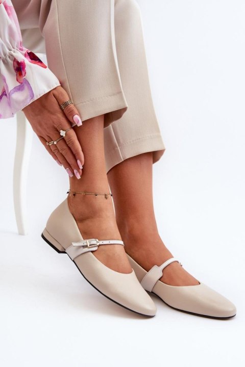 Baleriny Model Laura Messi 2774/254-109 Beige Baleriny Model Laura Messi 2774/254-109 Beige