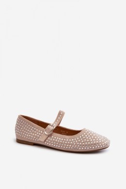 Baleriny Model Tinara T613P Beige 
